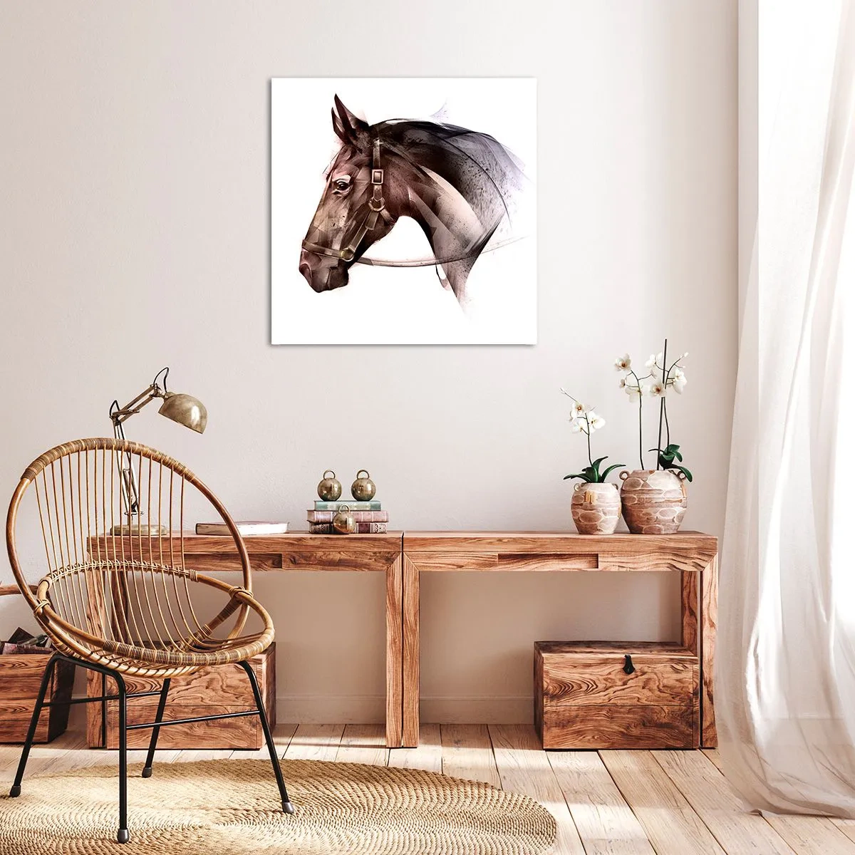 Quadro em tela - Que charme - 50x50 cm