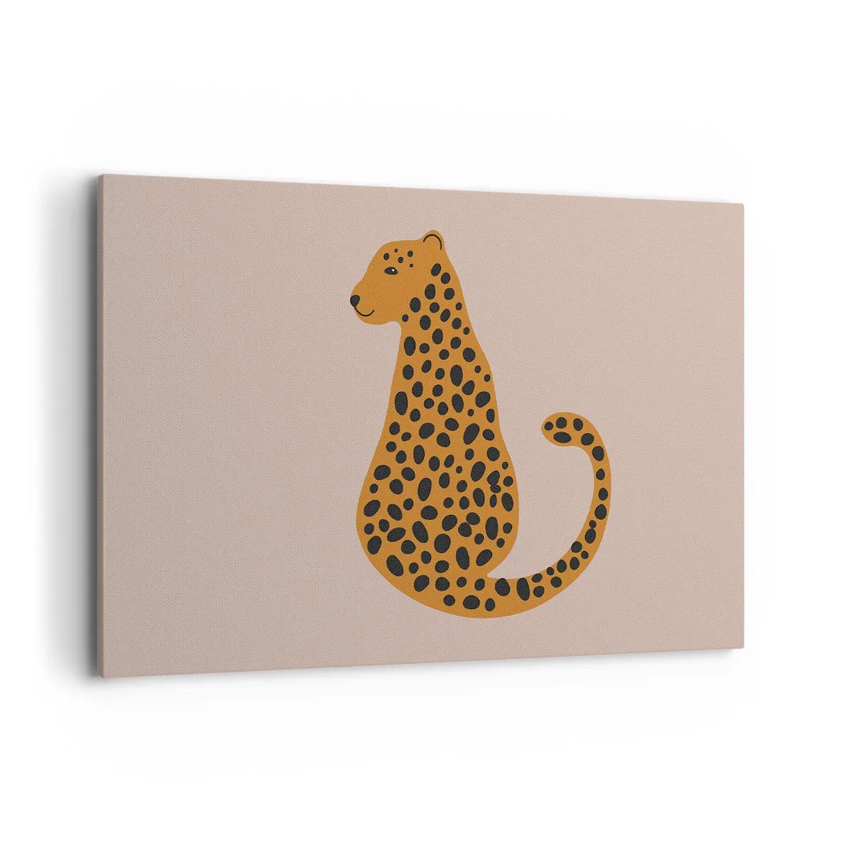Quadro em tela - A estampa de leopardo está na moda - 120x80 cm