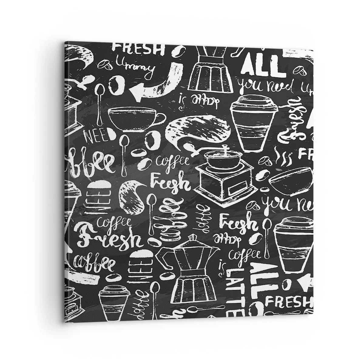 Quadro em tela - Tudo o que precisa é... - 60x60 cm