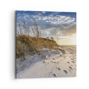 Quadro em tela - Um convite para um passeio - 70x70 cm