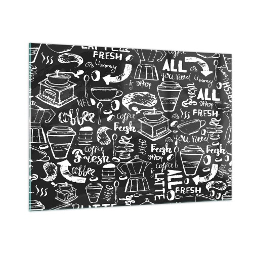 Quadro em vidro - Tudo o que precisa é... - 100x70 cm