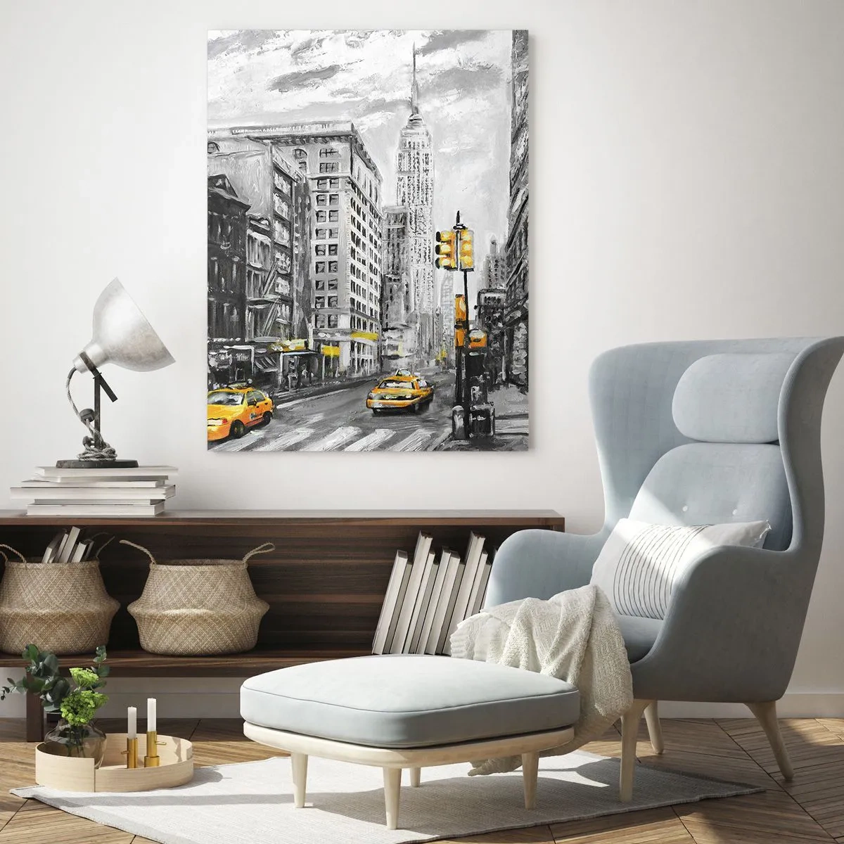 Quadro em vidro - Um conto de Nova Iorque - 50x70 cm