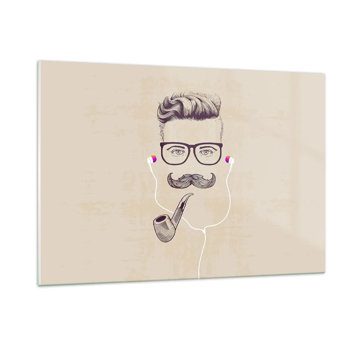 Quadro em vidro - Um homem de verdade? - 120x80 cm