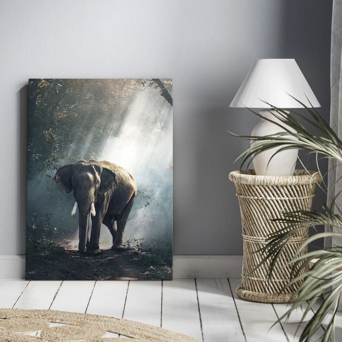 Quadro em tela - Um passeio descontraído - 50x70 cm