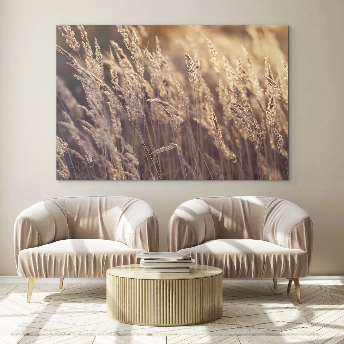 Quadro em vidro - Pronto para receber o outono - 100x70 cm