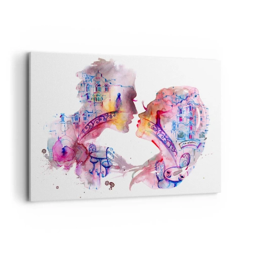 Quadro em tela - A ponte secreta dos suspiros - 120x80 cm