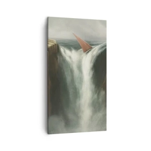 Quadro em tela - Um aviso da vida - 45x80 cm