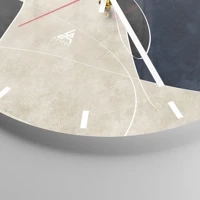 Mostrador com traços