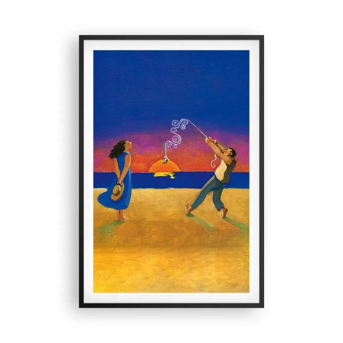 Pôster com moldura preta - Mais do que uma estrela do céu - 61x91 cm