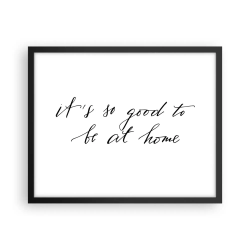 Pôster com moldura preta - Toda a verdade - 50x40 cm