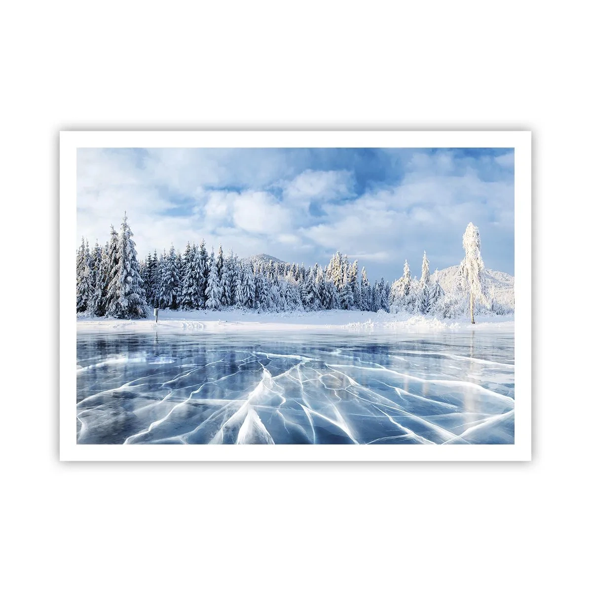 Pôster - Vista deslumbrante e cristalina - 100x70 cm