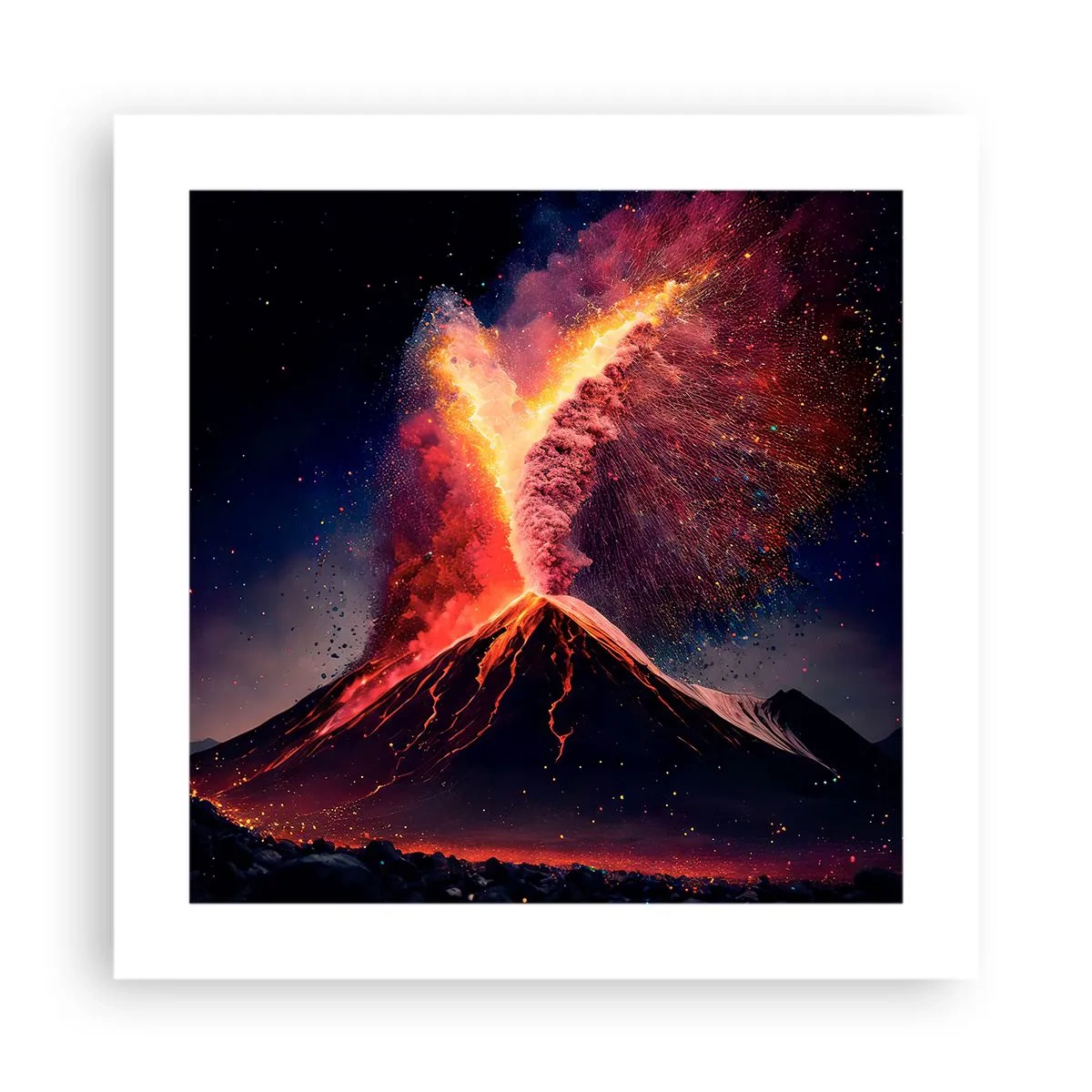 Pôster - Beleza e terror - 40x40 cm