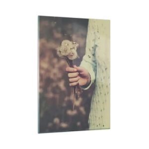 Quadro em vidro - Fique com isto, por favor - 80x120 cm