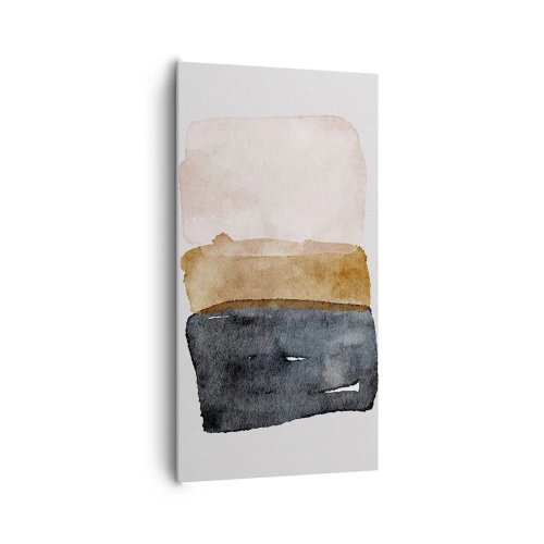 Quadro em tela - Composição das cores da terra - 65x120 cm