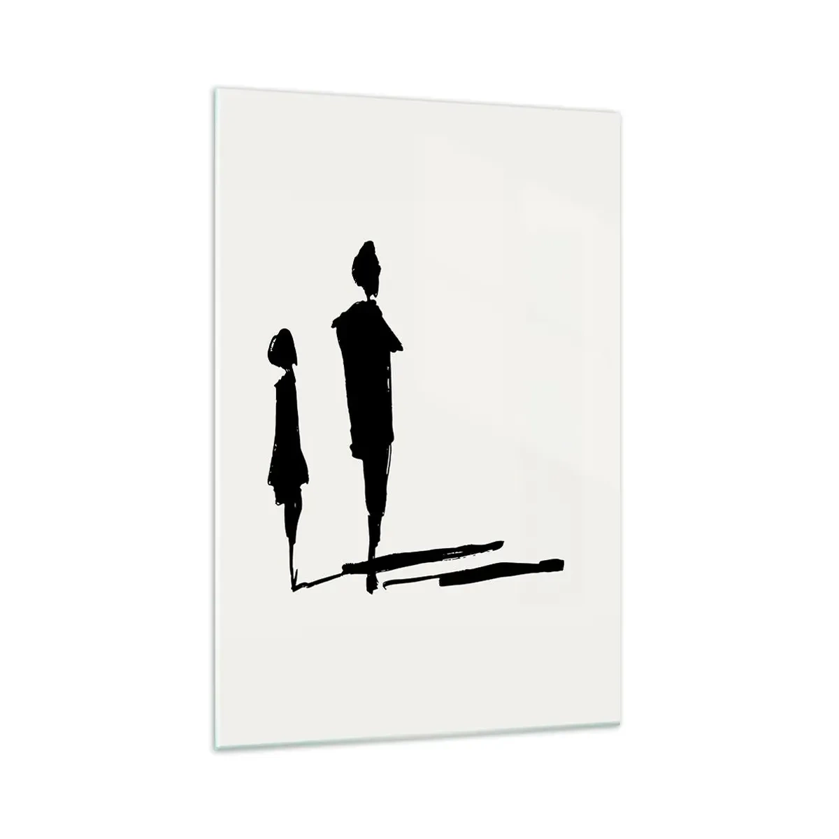 Quadro em vidro - Certeza que juntos? - 70x100 cm