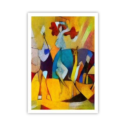 Pôster - Sol - vida - alegria - 70x100 cm