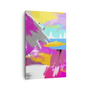 Quadro em tela - Pinte, pinte, mais uma vez - 80x120 cm