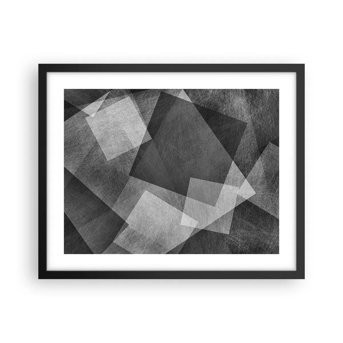 Pôster com moldura preta - Um eterno símbolo da durabilidade e da ordem - 50x40 cm