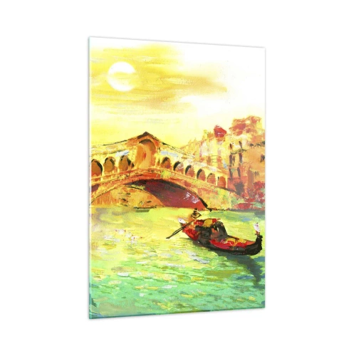 Quadro em vidro - Romaria dos amantes - 50x70 cm