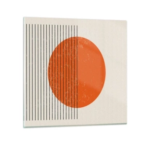 Quadro em vidro - Sempre sol - 60x60 cm