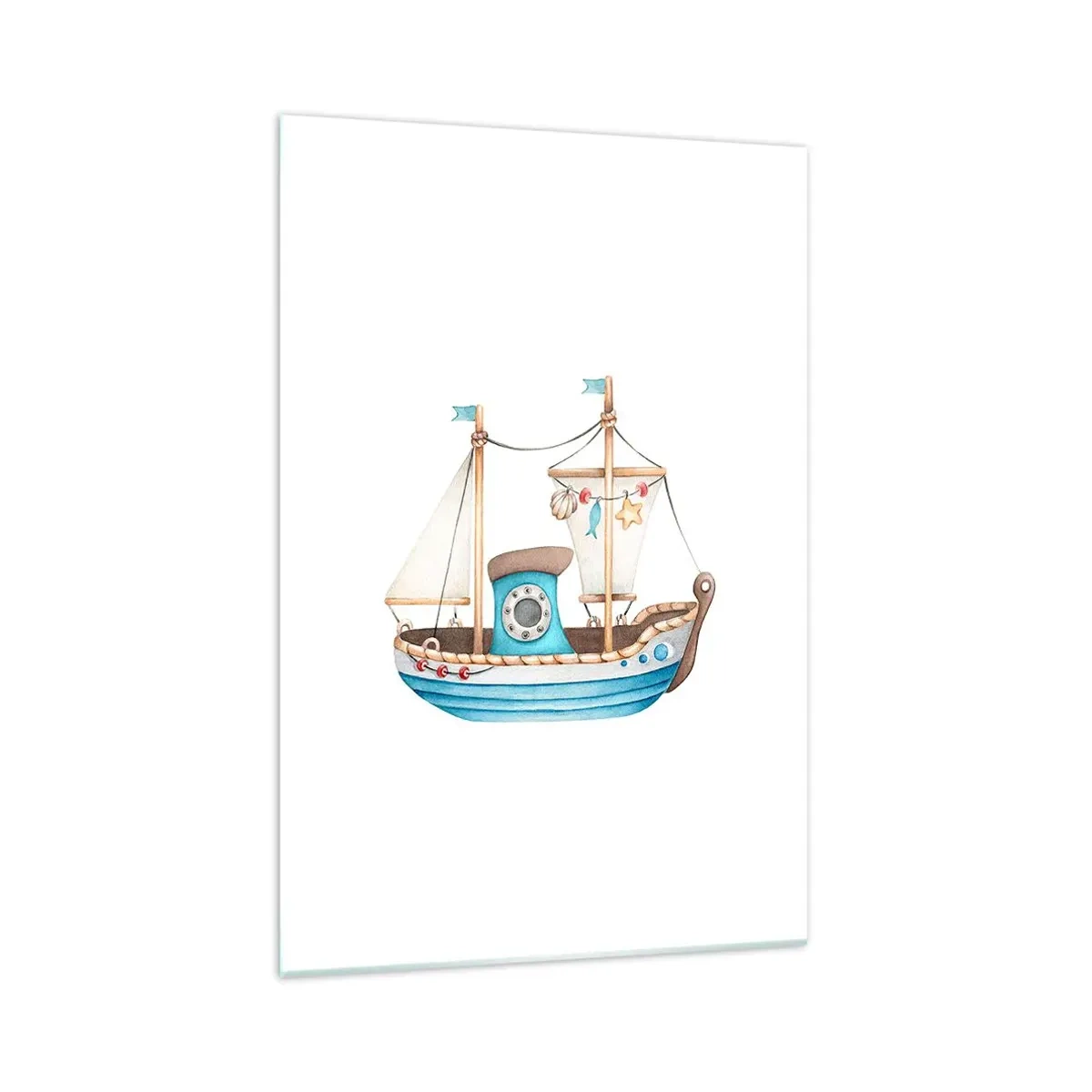 Quadro em vidro - Vamos a isso! - 70x100 cm