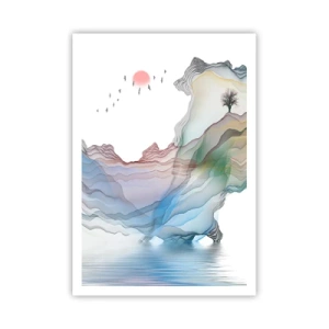 Pôster - Em direção às montanhas de cristal - 70x100 cm