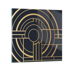 Quadro em vidro - Rotação das coisas - 50x50 cm