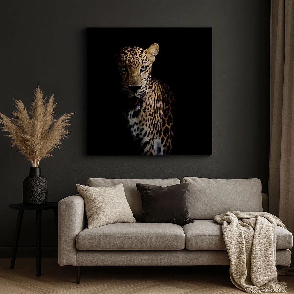 Quadro em tela - Beleza escura - 30x30 cm