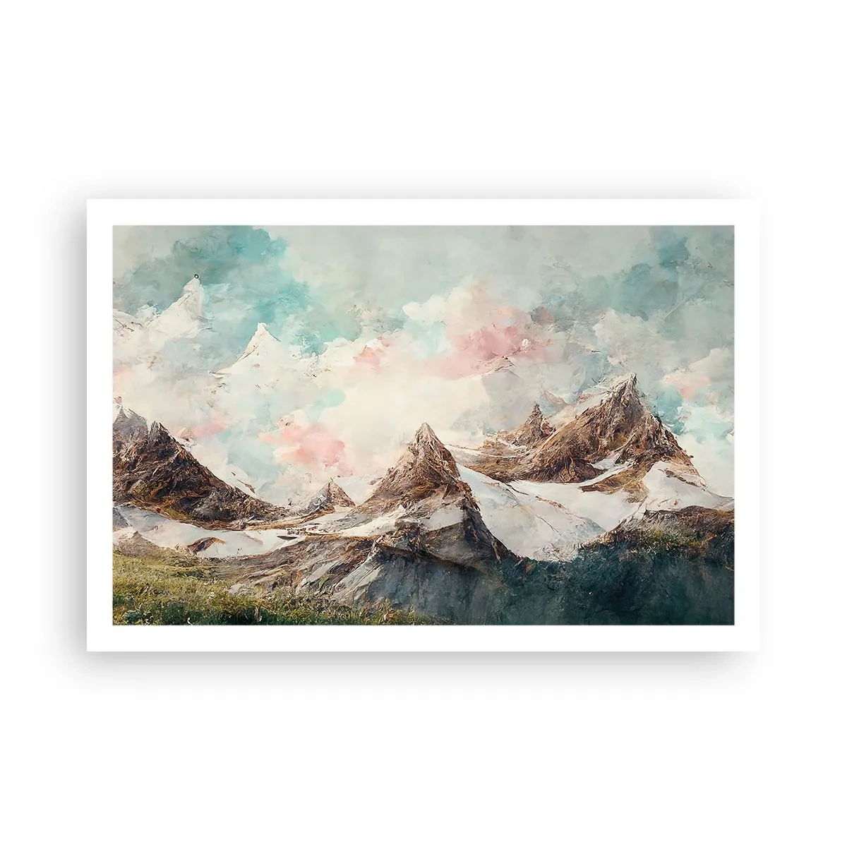 Pôster - Lâminas de rocha - 91x61 cm