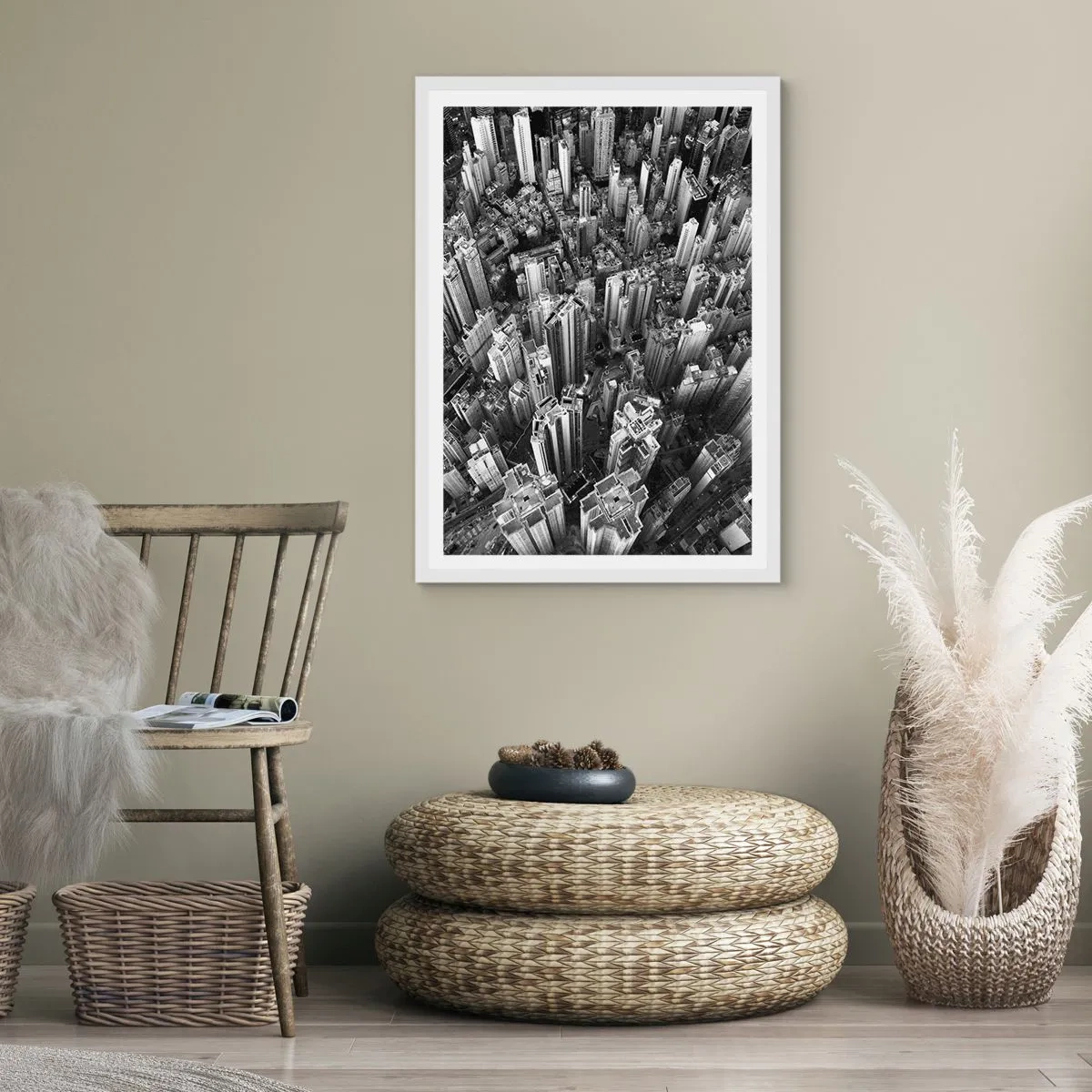 Pôster em moldura branca - Ainda mais alto e mais alto - 30x40 cm