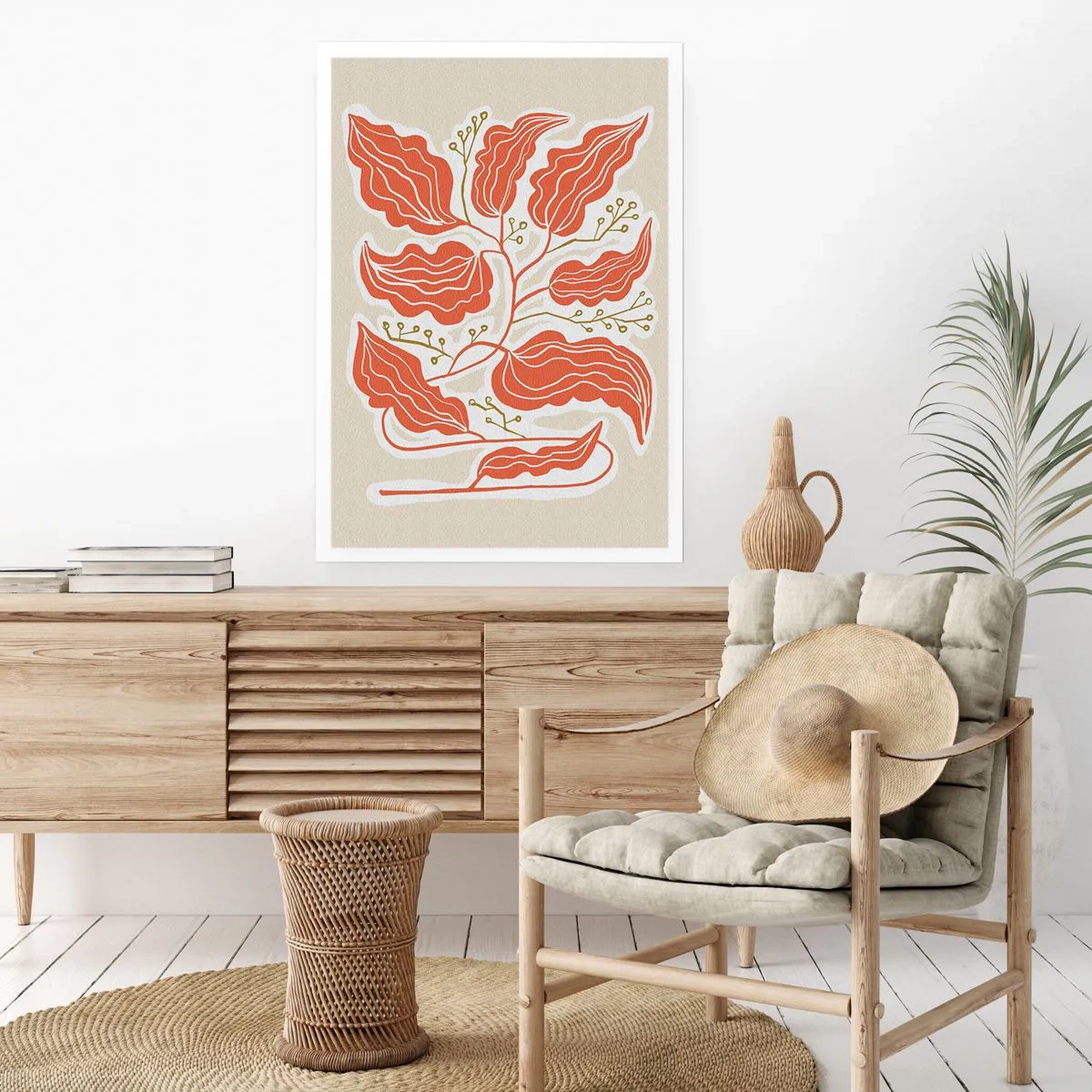 Pôster - Folclórico e coral - 40x50 cm