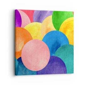 Quadro em tela - A plenitude original da vida - 30x30 cm