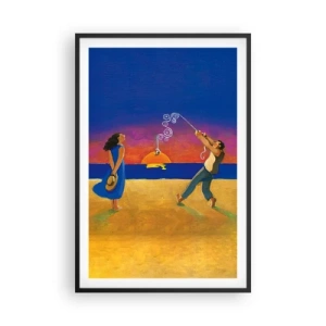 Pôster com moldura preta - Mais do que uma estrela do céu - 61x91 cm