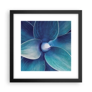 Pôster com moldura preta - O azul do céu - 30x30 cm