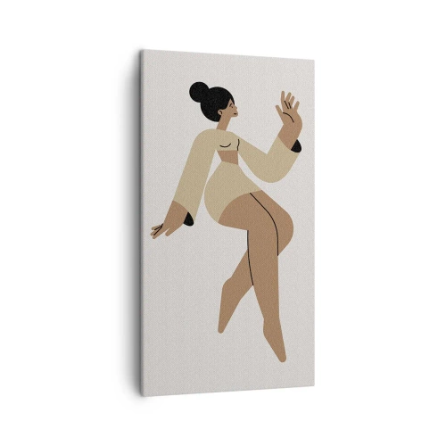 Quadro em tela - Uma forma graciosa - 45x80 cm