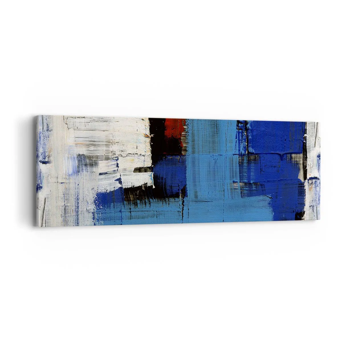 Quadro em tela - O segredo do azul - 90x30 cm