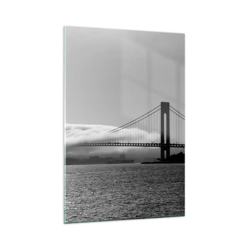 Quadro em vidro - Navegando pelo Golden Gate - 80x120 cm