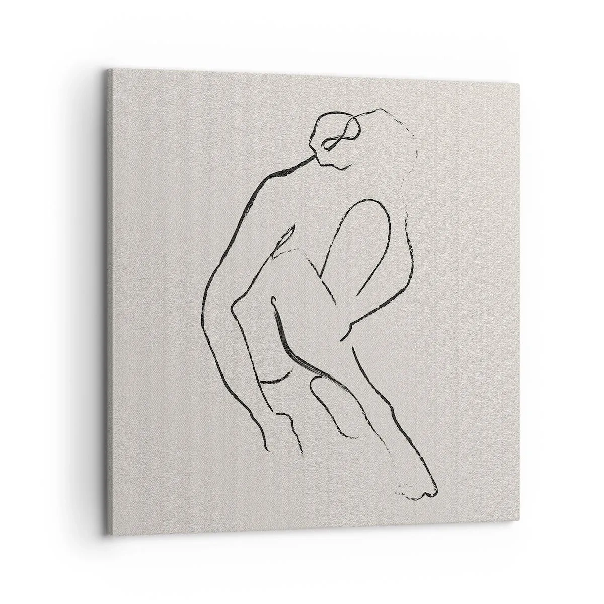 Quadro em tela - Esboço íntimo - 60x60 cm