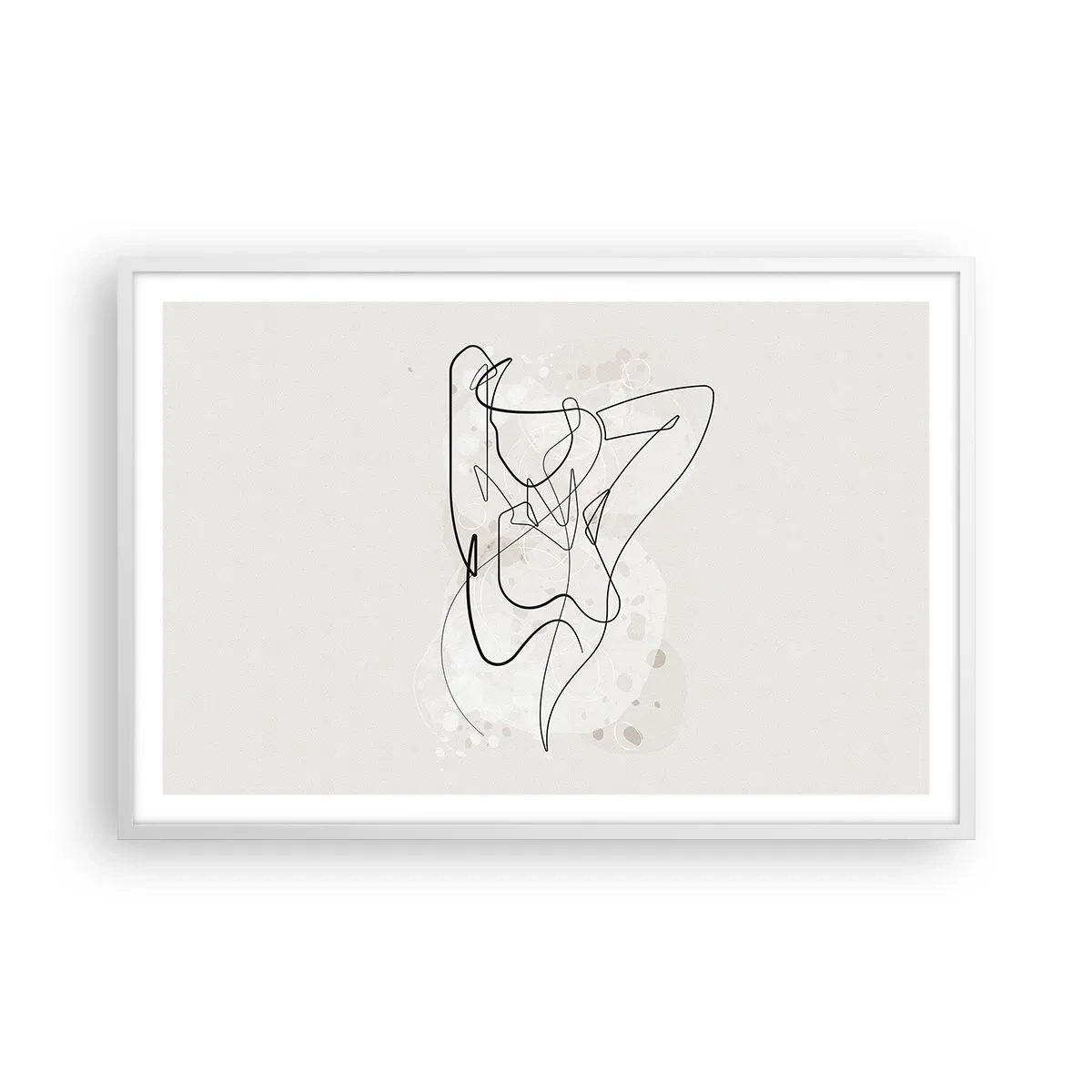 Pôster em moldura branca - A arte da sedução - 91x61 cm