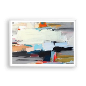 Pôster em moldura branca - Há um método? - 100x70 cm
