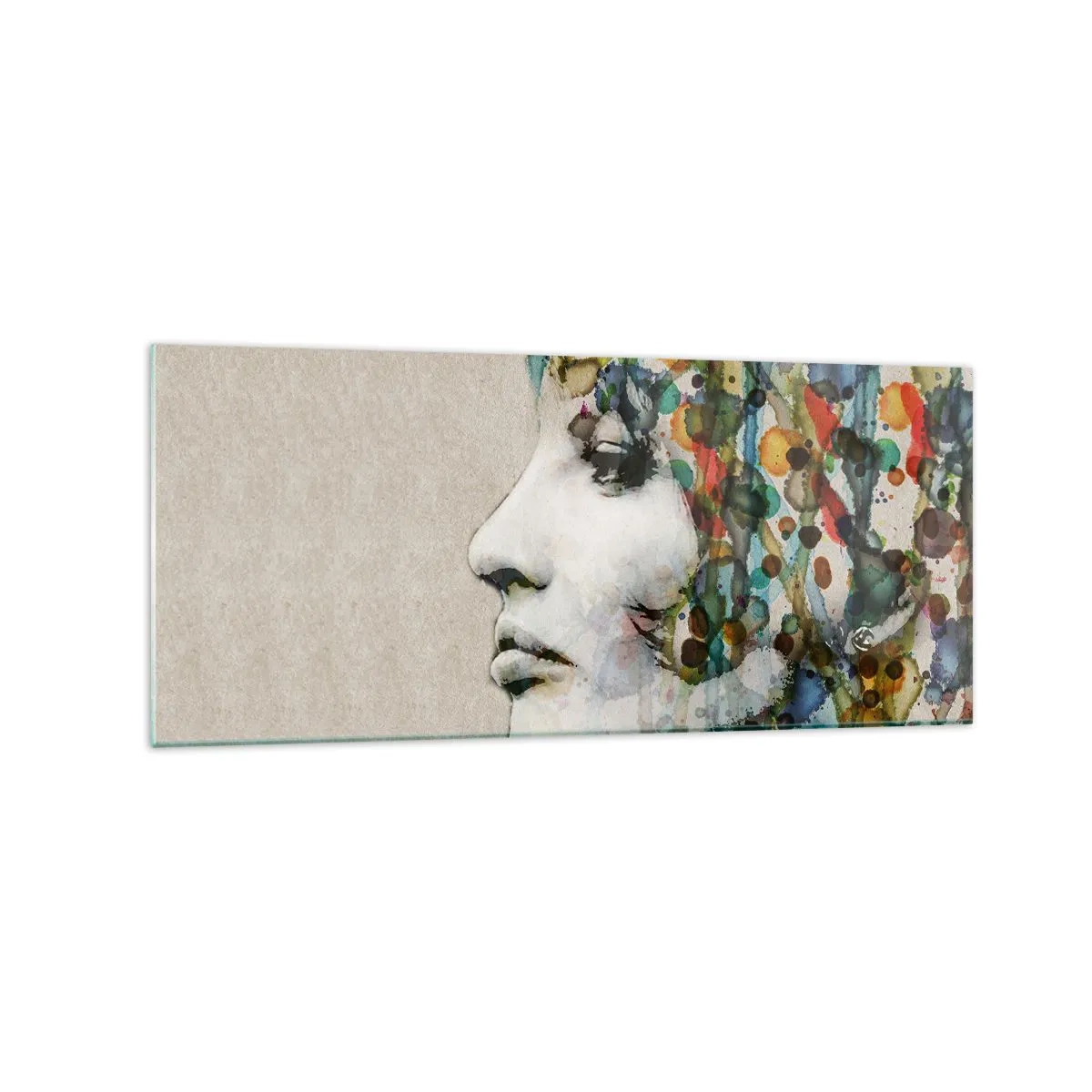 Quadro em vidro - Emergida das cinzas - 120x50 cm