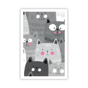 Pôster - O mundo dos gatos - 61x91 cm