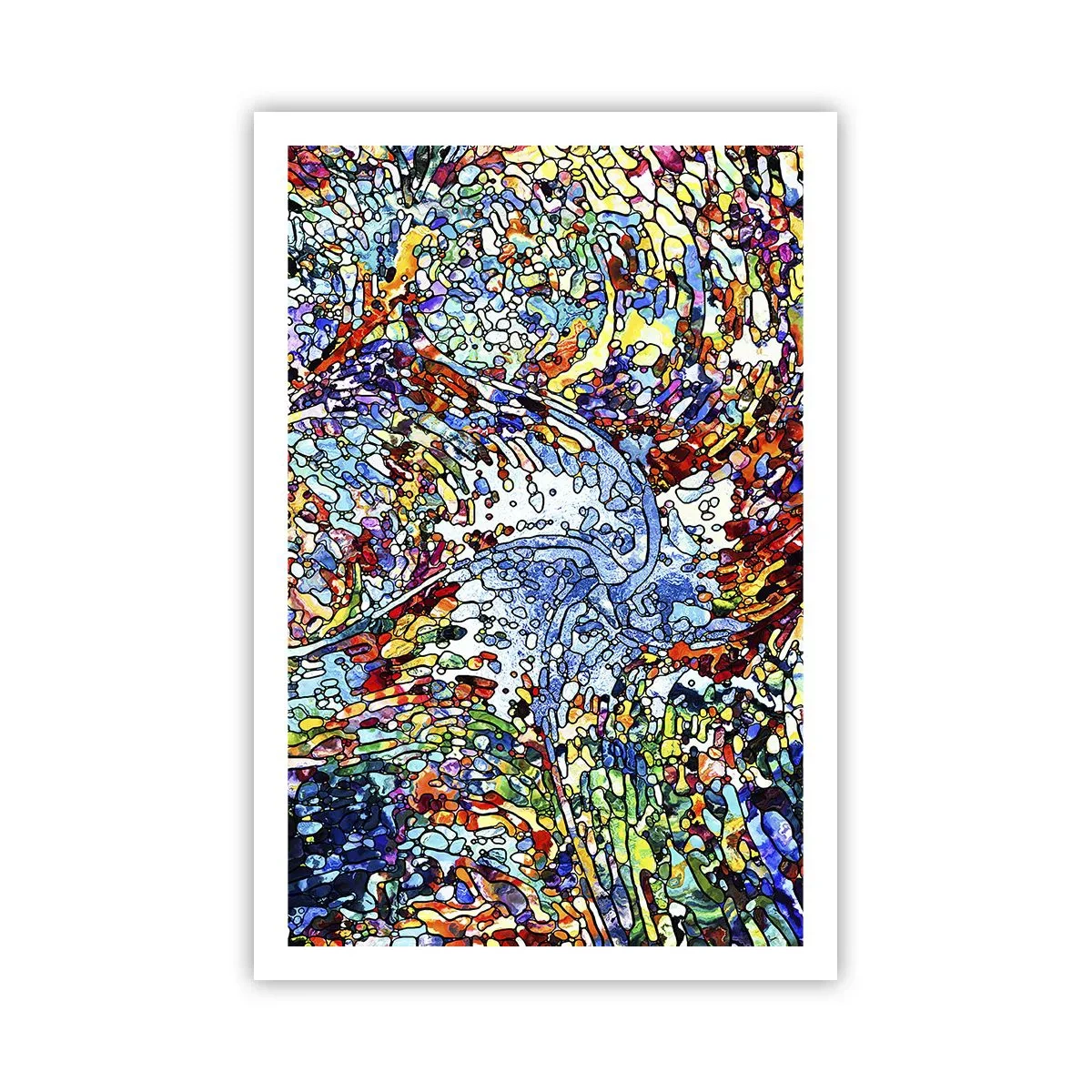 Pôster - Vitrais gotejantes - 61x91 cm
