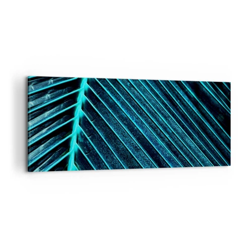 Quadro em tela - Textura verde - 100x40 cm