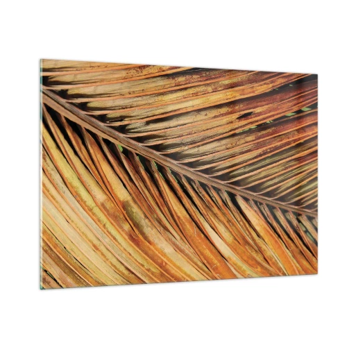 Quadro em vidro - Ouro de coco - 100x70 cm