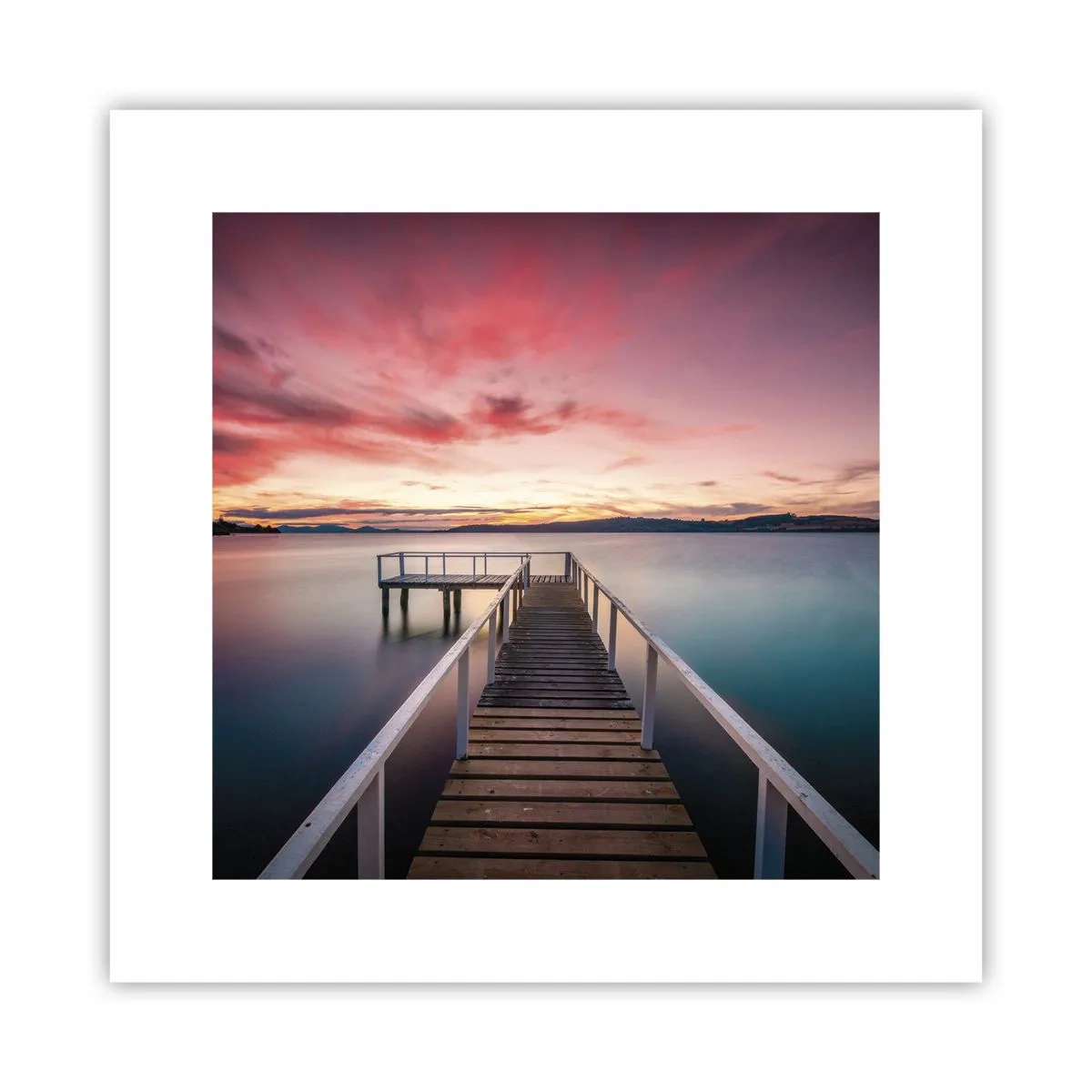 Pôster - A chama suave da noite - 30x30 cm