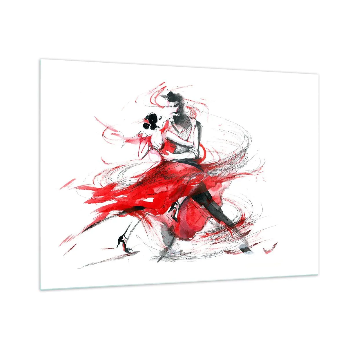Quadro em vidro - Tango - o ritmo da paixão - 100x70 cm