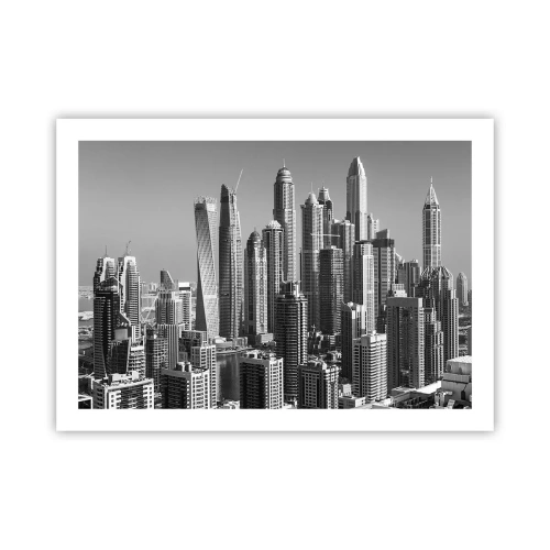 Pôster - A cidade sobre o deserto - 70x50 cm