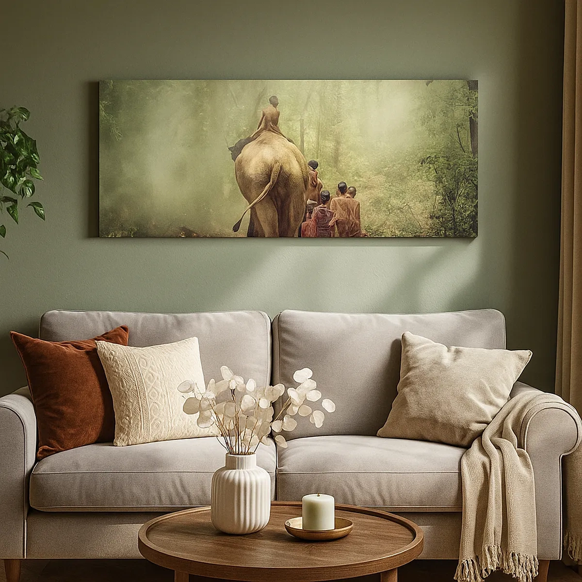 Quadro em tela - Novo Livro da Selva - 30x30 cm