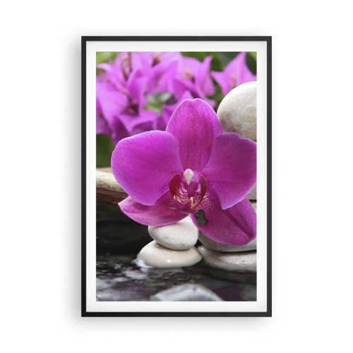 Pôster com moldura preta - Descanso imediato - 61x91 cm